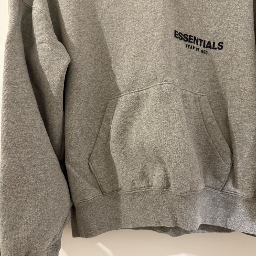Essentials Heather Gray Pullover - image 3